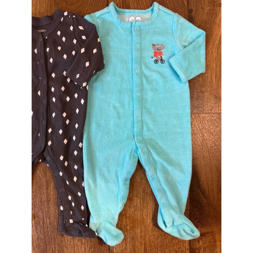 Gymboree Baby Boy 3/6 Months‎ Sleepers Sleep N Play Outfits Pajamas Clothes Lot